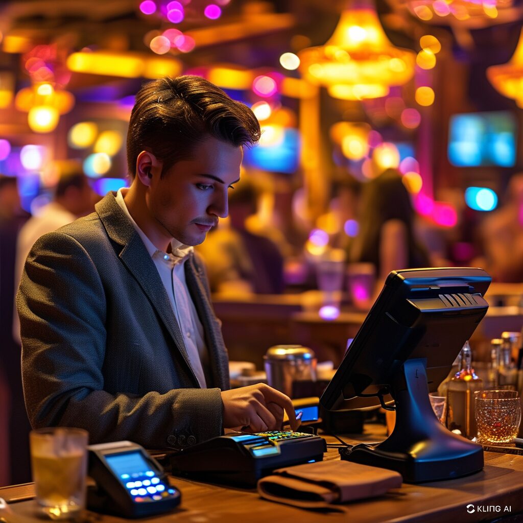 不正をしているところ