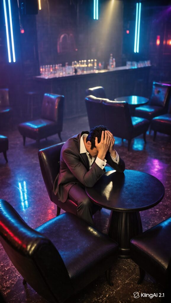 悩んでいるオーナー