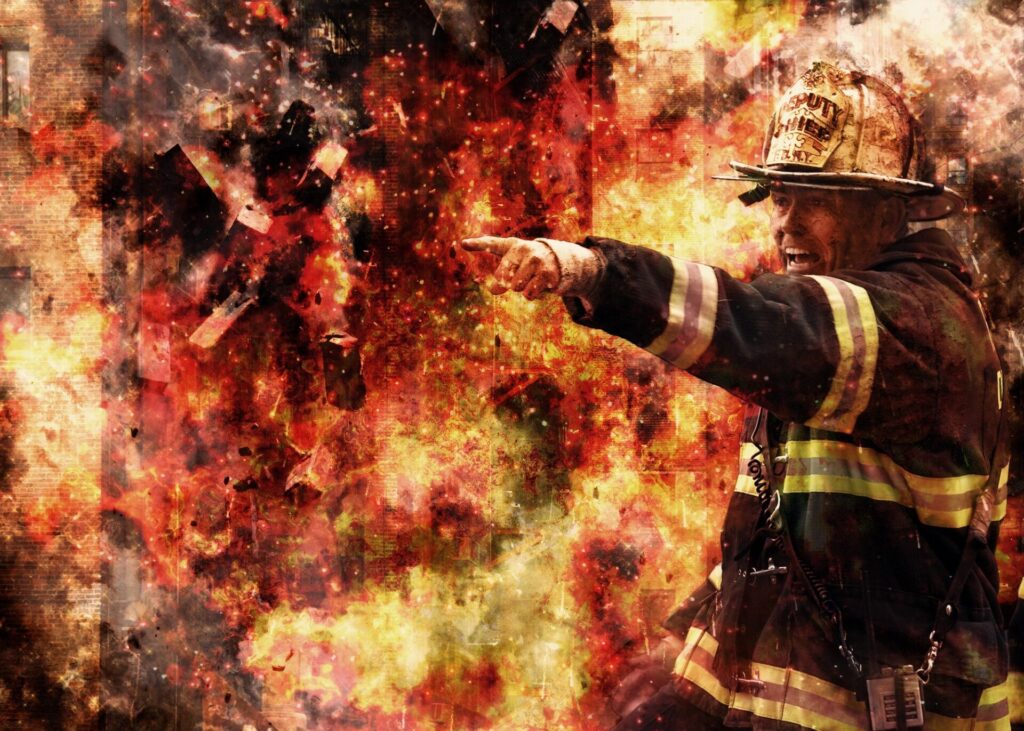 火事